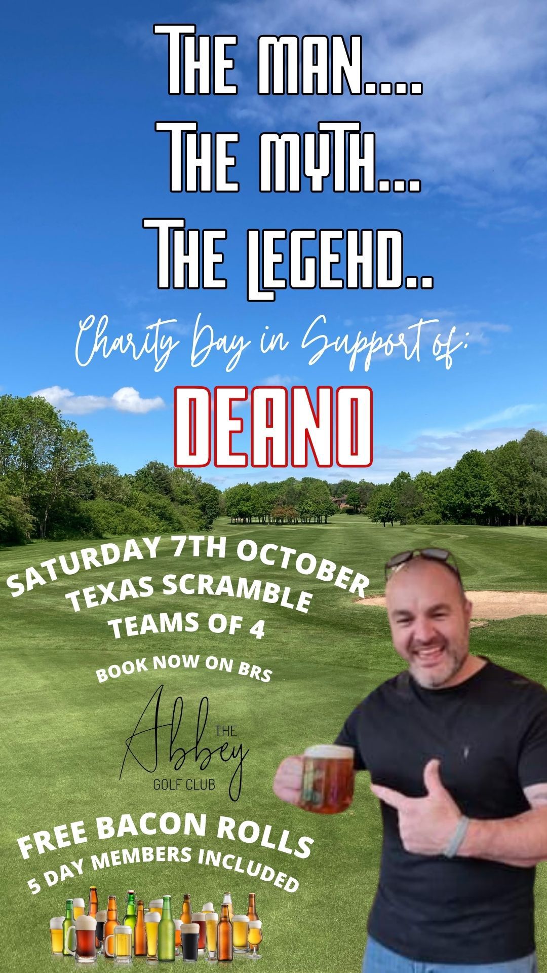 Saturday 7th October – Charity Day Texas Scramble – Sign up today!!!!